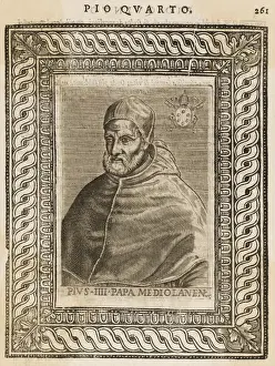 1559 Prints: POPE PIUS IV (Gianangelo de Medici) Date: reigned 1559 - 1565