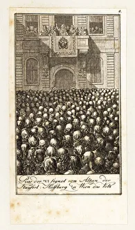 Diplomacy Prints: Pope Pius VI at the Hofburg, Vienna, 1782