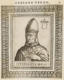 Listed Prints: Pope Stephanus III
