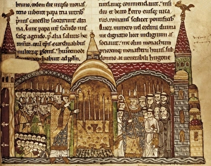 12th Collection: The Pope Urban II consecrates the altar of the