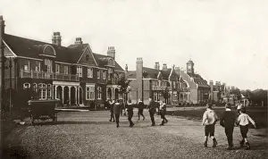 Topped Prints: Poplar Union Schools, near Brentwood, Essex