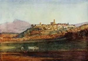Arezzo Prints: Poppi in the Province of Arezzo, Tuscany, Italy