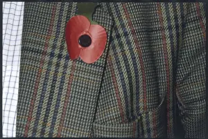 Lapel Prints: Poppy in Button Hole