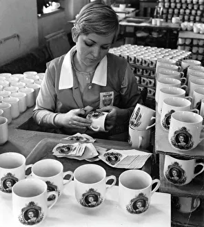 Porcelain factory, Doubi, Karlovy Vary, Czechoslovakia
