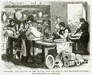 Moulding Prints: Porcelain manufacturers 1848