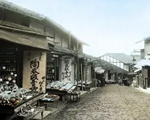 Porcelain shops, Kiyomizu, Kyoto, Japan
