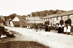 Porch Prints: Porch Cottages, Shroton early 1900's