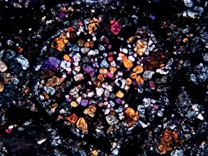 Closeup Prints: Porphyritic olivine and pyroxene chondrule