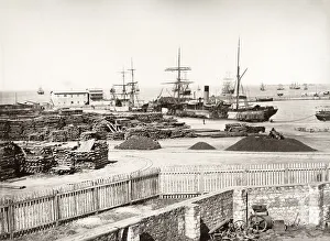 Cityscape Prints: The port of Alexandria, Egypt