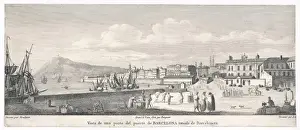 C18th Prints: Port of Barcelona C18Th