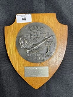 Plaque Collection: Port of Funchal Medallion presented to QE2