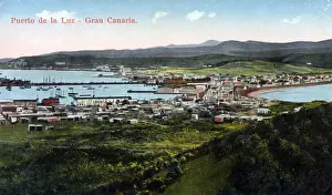 Puerto Prints: Port of Las Palmas (Puerto de la Luz), Gran Canaria, Canary Islands, Spain