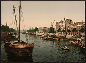 Rotterdam Prints: The Port of Leuve, Rotterdam, Holland