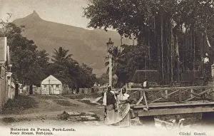 Mauritian Prints: Port Louis, Mauritius - Pouce Stream
