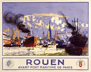 Tugs Prints: Port of Rouen