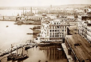 Naples Collection: Port Saint Lucie Naples Italy - pre1900