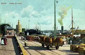 Sevilla Collection: Port of Seville, Spain