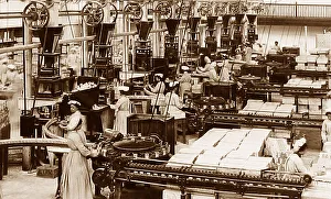 Packing Prints: Port Sunlight - automatic packing - early 1900s