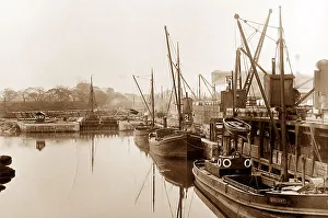 Bros Prints: Port Sunlight - Wharf and Docks - early 1900s