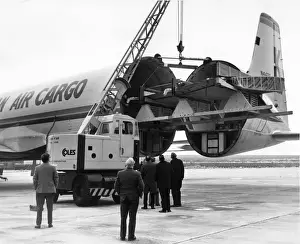 Mohawk Prints: The port wing of a Mohawk Airlines BAC One-Eleven is loaded