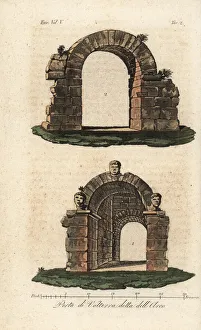 Chimera Prints: The Porta all Arco, Etruscan door in the walls of