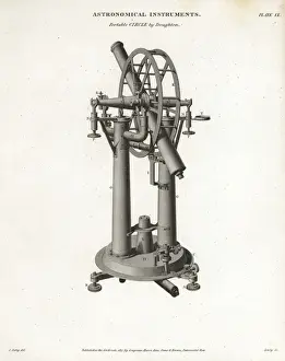 Astronomicalinstrument Prints: Portable circle by Edward Troughton
