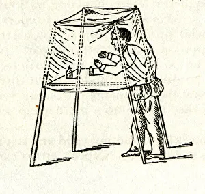 Images Dated 18th January 2019: A Portable Photographic Dark Room Tent