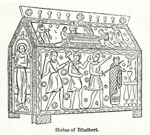 Angles Gallery: Portable shrine of Ethelbert, King of the East Angles