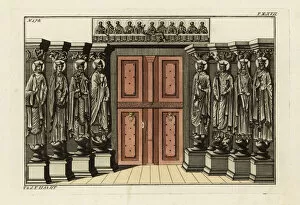 Portal Collection: Portal of the Abbey of St. Germain de Pres