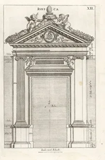 Johann Franck Prints: Portal of the Ionic order