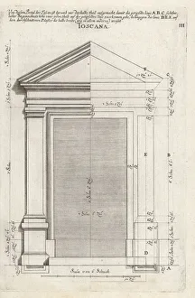 Johann Franck Prints: Portal of the Tuscan order