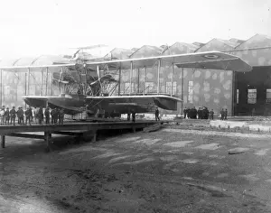 Porte / Felixstowe Baby with a Bristol Scout on the upper wing