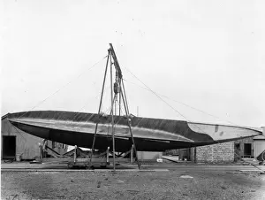 Porte / Felixstowe Fury hull during weighing