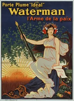 Waterman Prints: Porte plume Ideal Waterman l arme de la paix