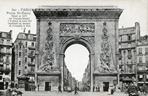 Unattributed Prints: Porte Saint-Denis, Paris France