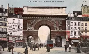 Porte Saint Martin, Paris, France