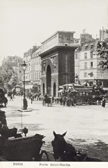 Porte Saint Martin, Paris, France