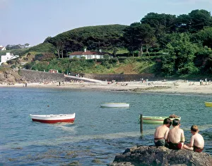 Guernsey Prints: Portelet Bay, Pleinmont, Guernsey, Channel Islands. Date: circa 1960s