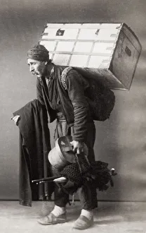 Porter with heavy load, probably Turkey