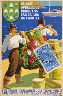Porters carrying vegetables - Madeira, Portugal