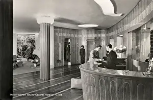 Guest Prints: Porters desk, Grand Central Hotel, Gefle (Gavle), Sweden