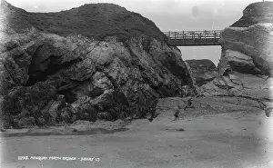 Newquay Prints: Porth Bridge at Newquay
