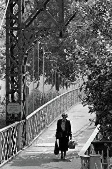 Porthill Bridge over the River Severn, Shrewsbury, Shropshir