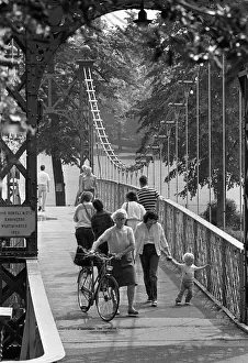 Porthill Bridge over the River Severn, Shrewsbury, Shropshir