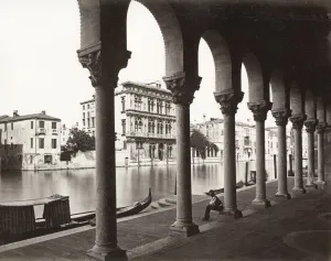 Place Of Worship Prints: Portico Fondaco Turchi, Venice, Italy, Venezia, Italy