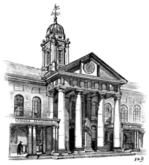 The Portico of the Royal Hospital Chelsea, London, 1888