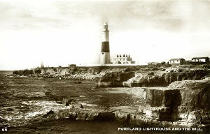 Postwar Collection: Portland Lighthouse and Portland Bill, Dorset