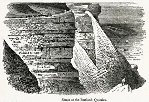 Strata Prints: PORTLAND QUARRY: STRATA