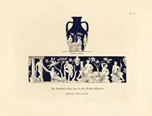Mythological Gallery: Portland vase in the British Museum