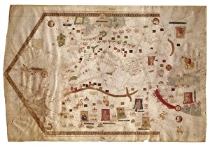 Amerigo Gallery: Portolan chart of the Mediterranean sea (1439)